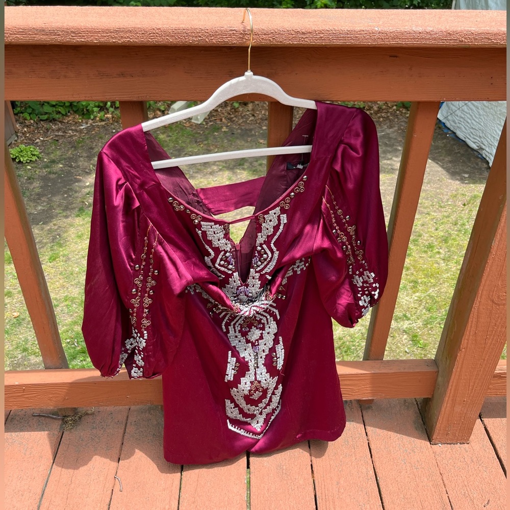 Burgundy Dress shirt